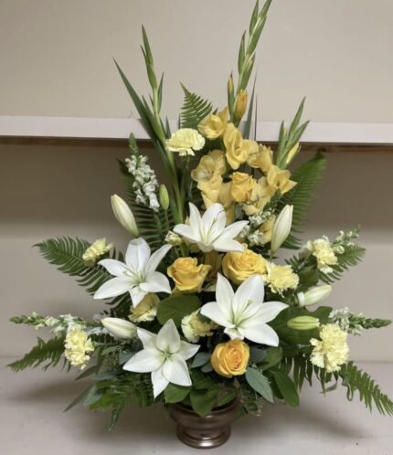 Yellow Rose Funeral Tribute