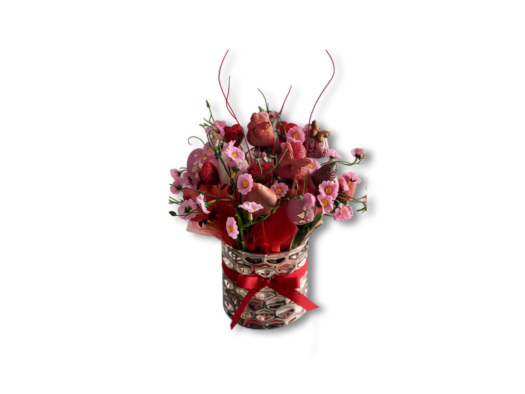 Pink Floral Chocolate Bouquet