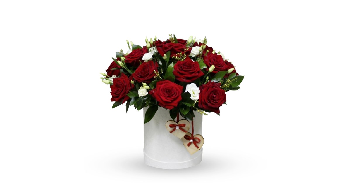 Boxed Red Roses