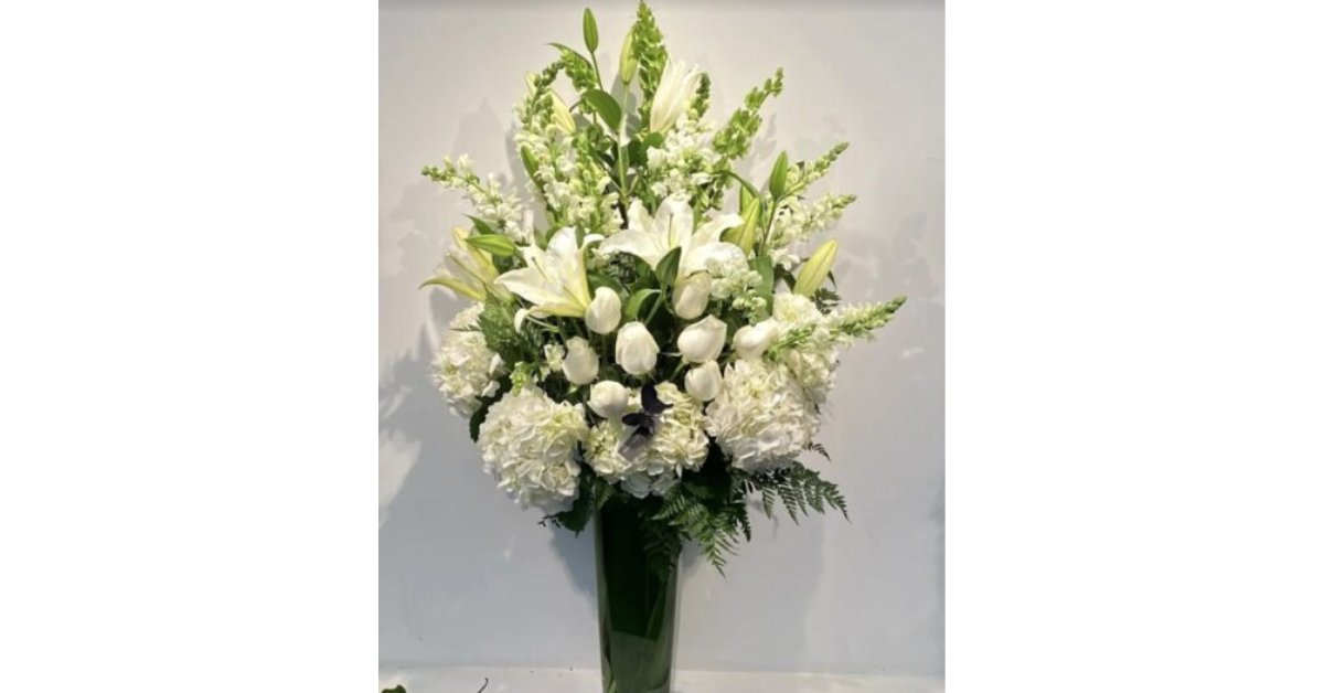 Sympathy flowers Canada arrangement designed to express condolences and support