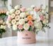 Luxury handcrafted hospital flower bouquet featuring roses, lilies, alstroemeria, and fresh greenery by Flowers Design in Sylvan Lake, Alberta.